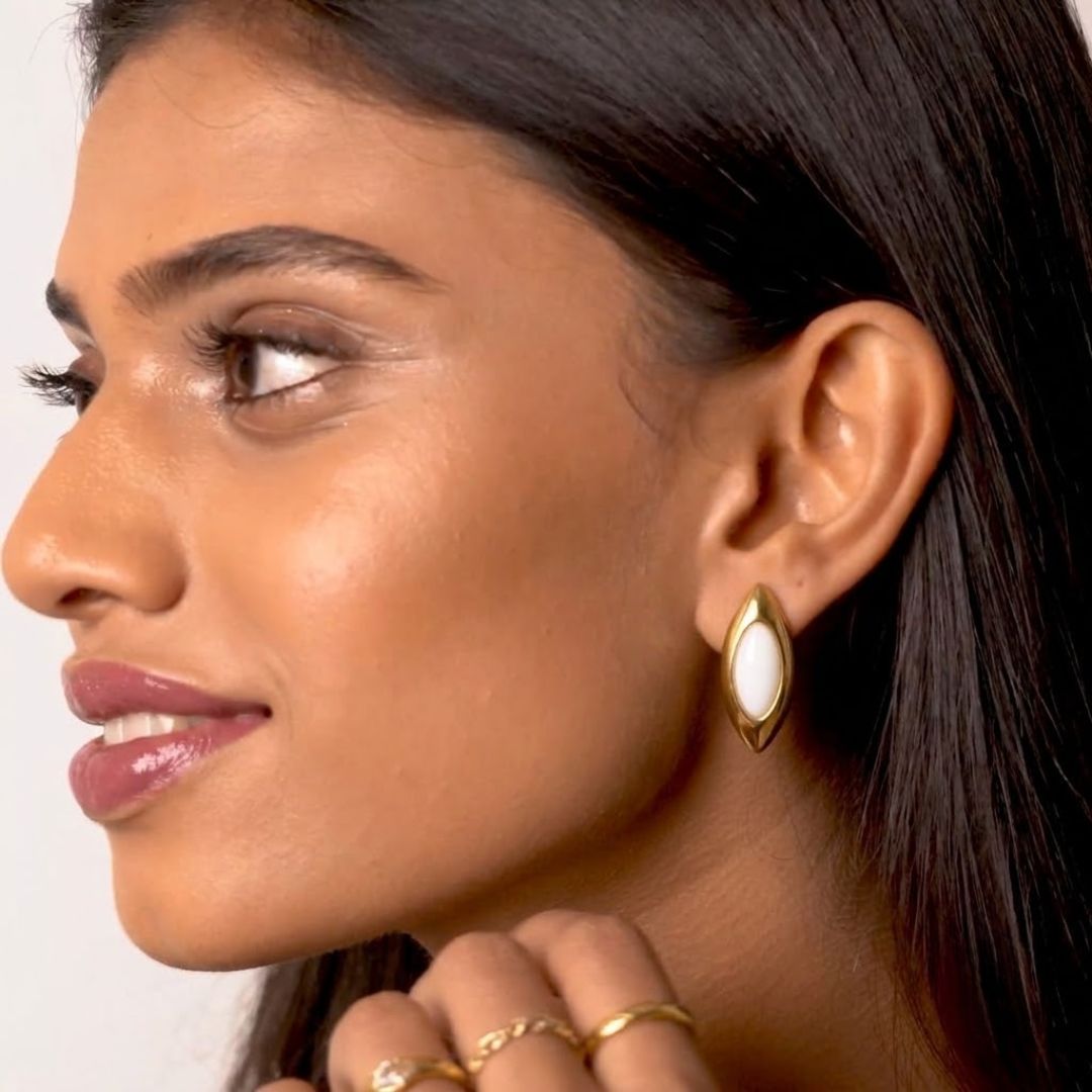 Marquise Stud Earrings