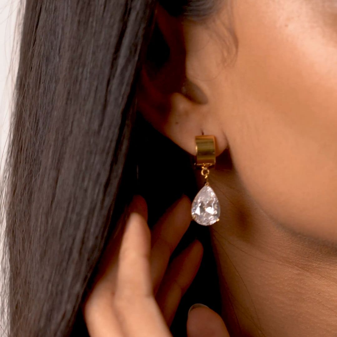 Ella Pear Drop Earrings
