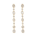 CZ Crystal Drop Earrings