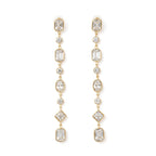 CZ Crystal Drop Earrings