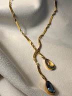 Ziva Twisted Snake Chain Necklace