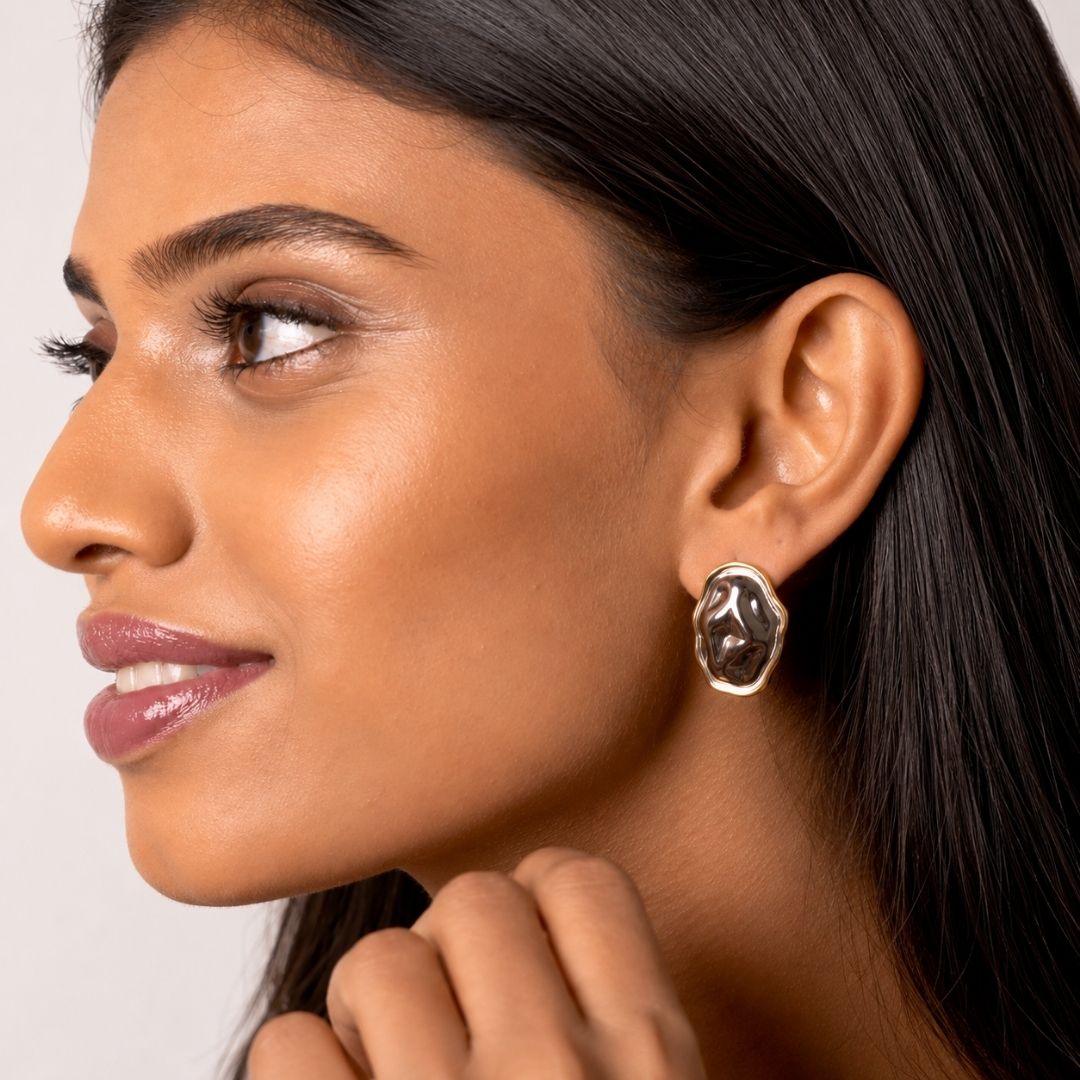 Molten Stud Earrings