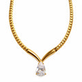 Teardrop CZ Pendant