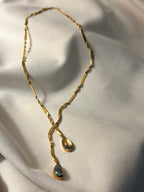 Ziva Twisted Snake Chain Necklace