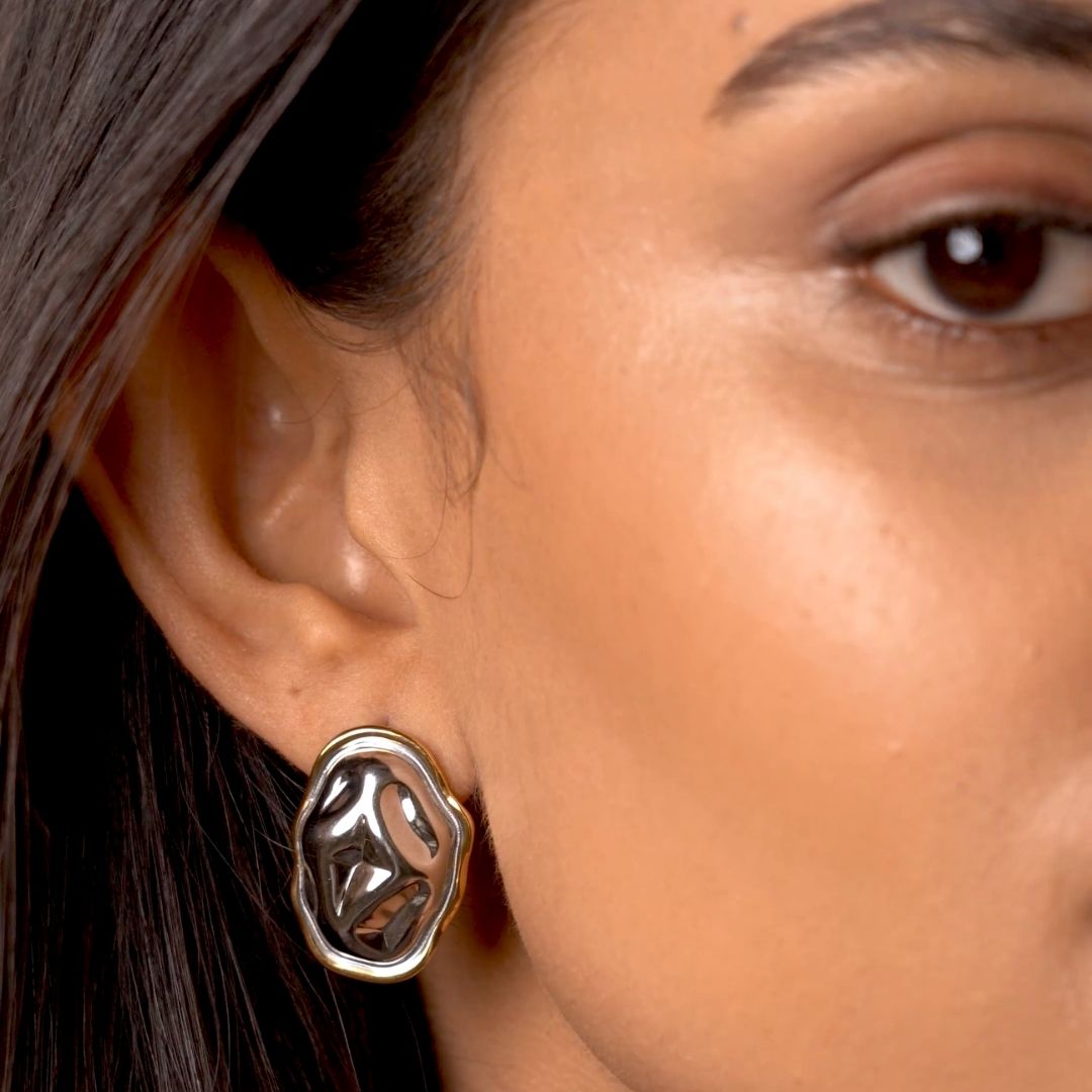 Molten Stud Earrings