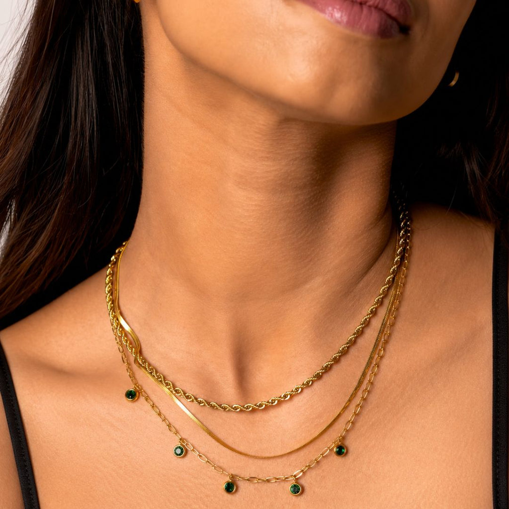 Cascade Layered Necklace