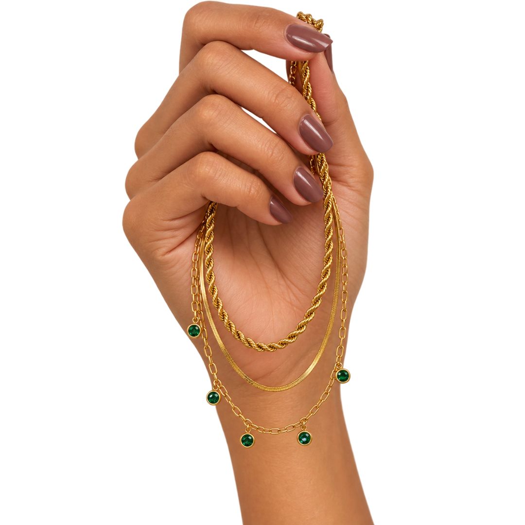 Cascade Layered Necklace