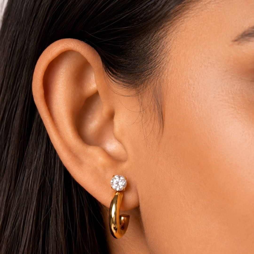 Elio Zircon Earrings