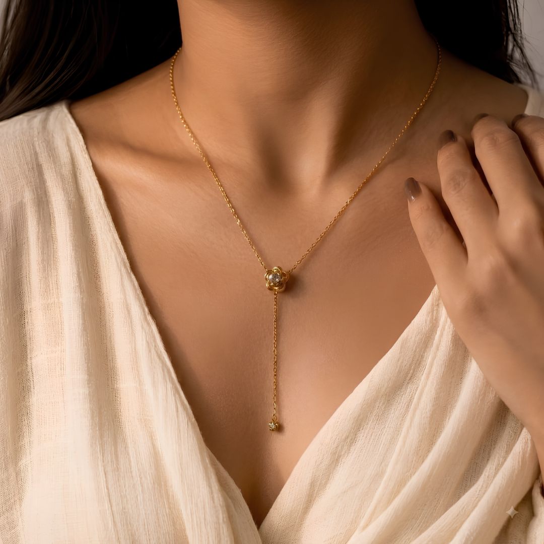 Bloom Lariat Necklace