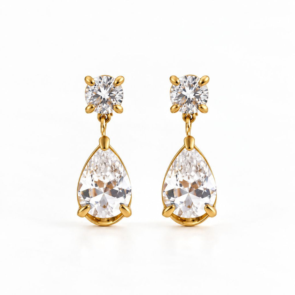 Teardrop Crystal Earrings