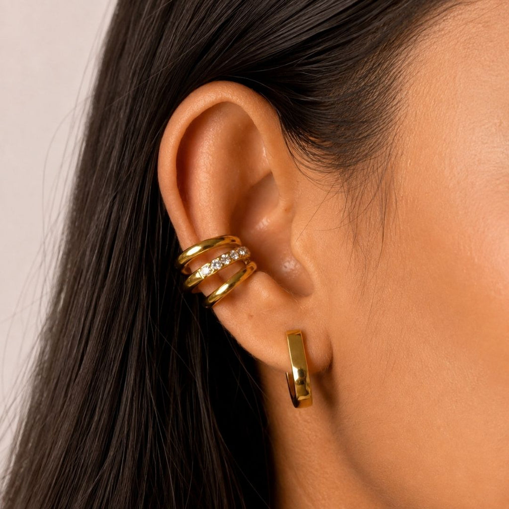 Crystal Wrap No Piercing Ear Cuffs