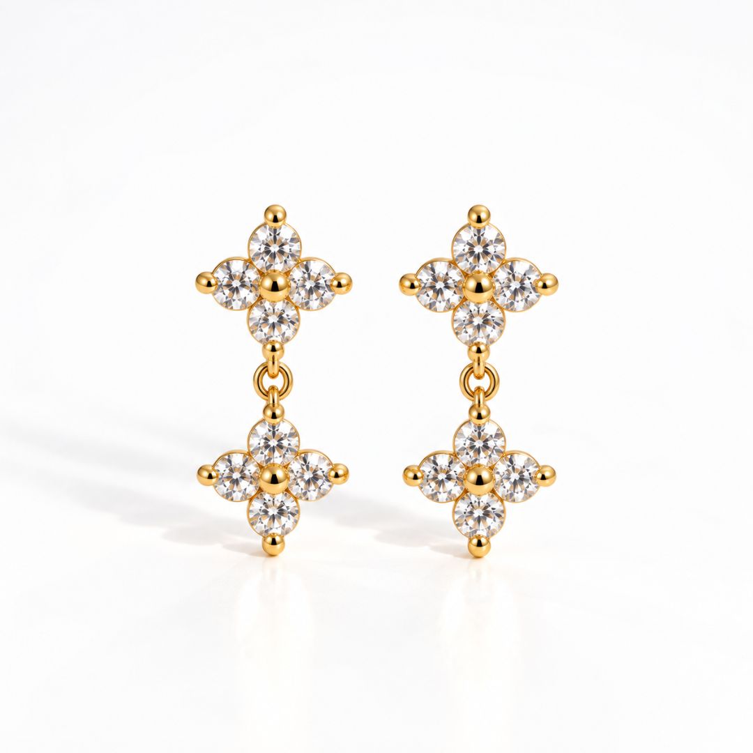 Bloom Drop Earrings