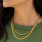 Layered Tennis Necklace