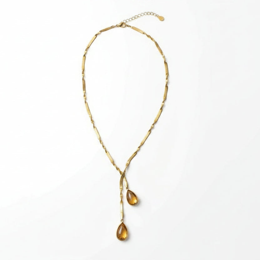 Ziva Twisted Snake Chain Necklace
