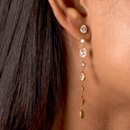 CZ Crystal Drop Earrings