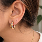 Cherry Pop Half Hoops