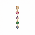 Aurora Bezel Drop Earrings