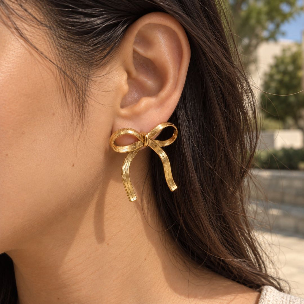 Ribbon Earrings