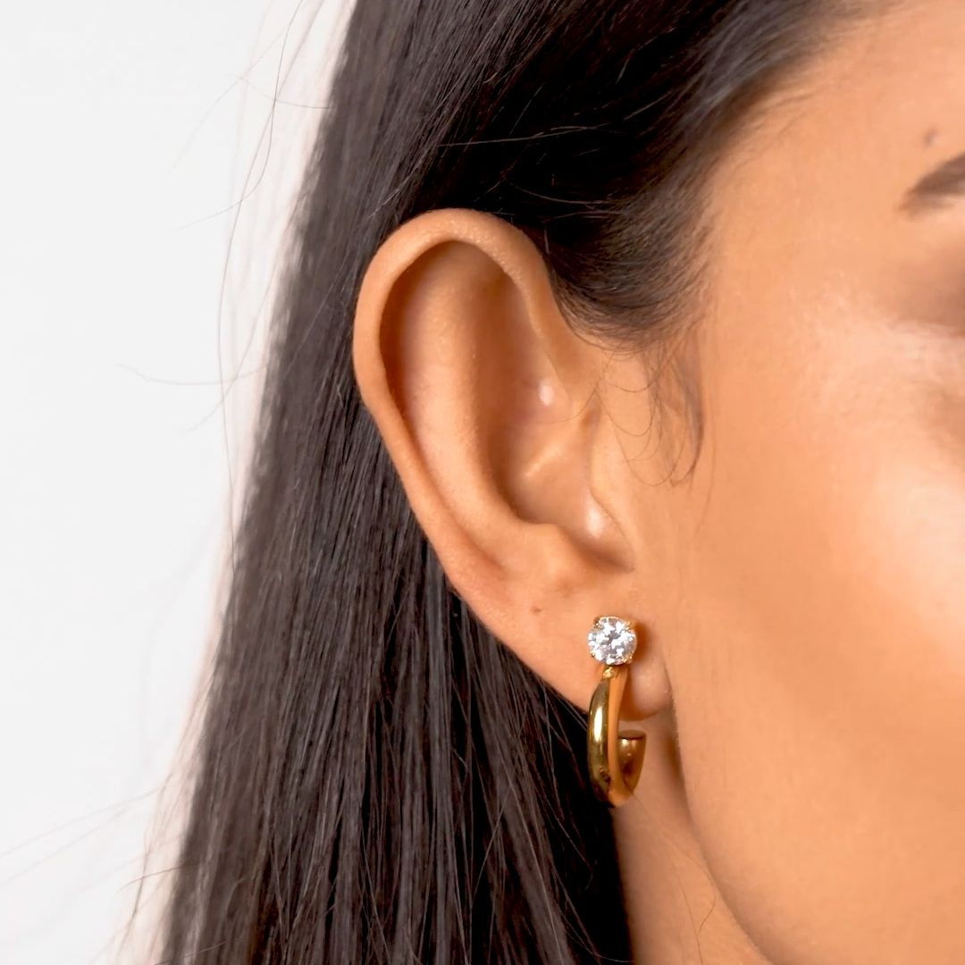 Elio Zircon Earrings