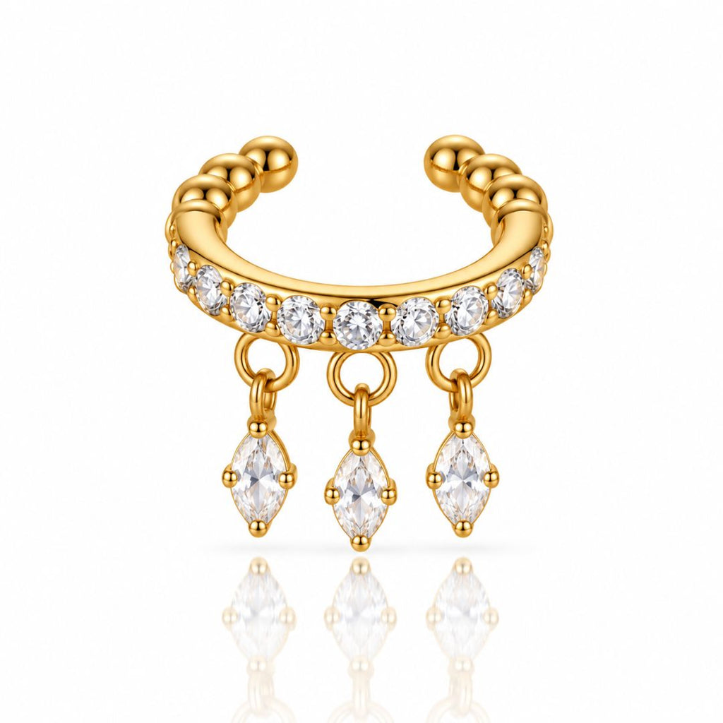 Celeste Crystal Drop Cuff