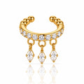 Celeste Crystal Drop Cuff