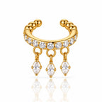 Celeste Crystal Drop Cuff
