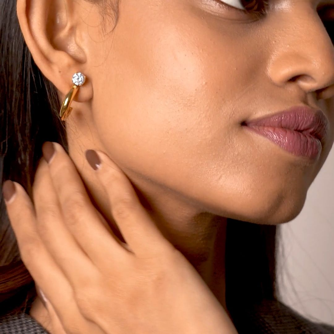 Elio Zircon Earrings