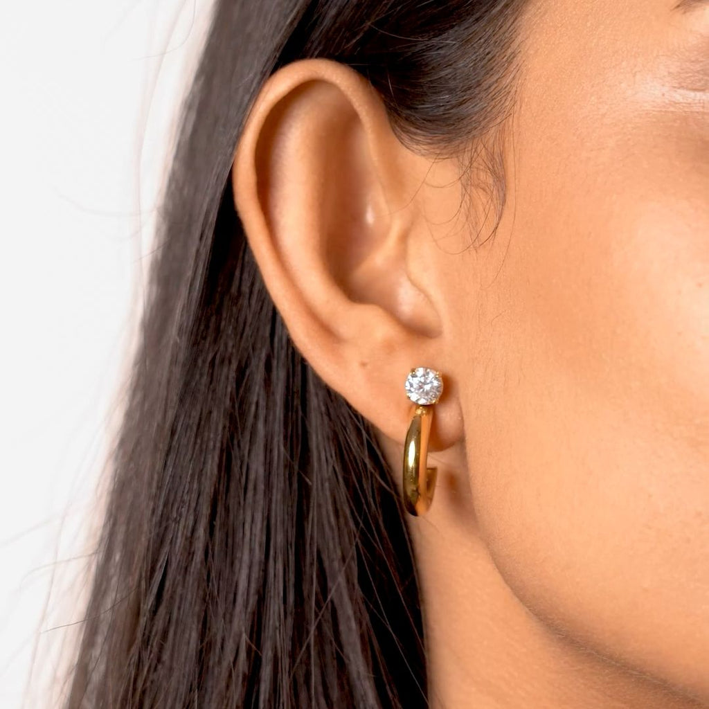 Elio Zircon Earrings