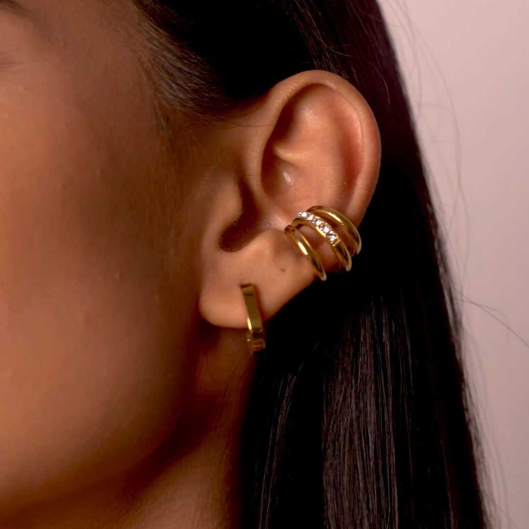 Crystal Wrap No Piercing Ear Cuffs