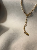 Luna Heart Pearl Necklace