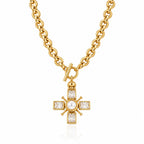 Celeste Pearl T-Bar Necklace