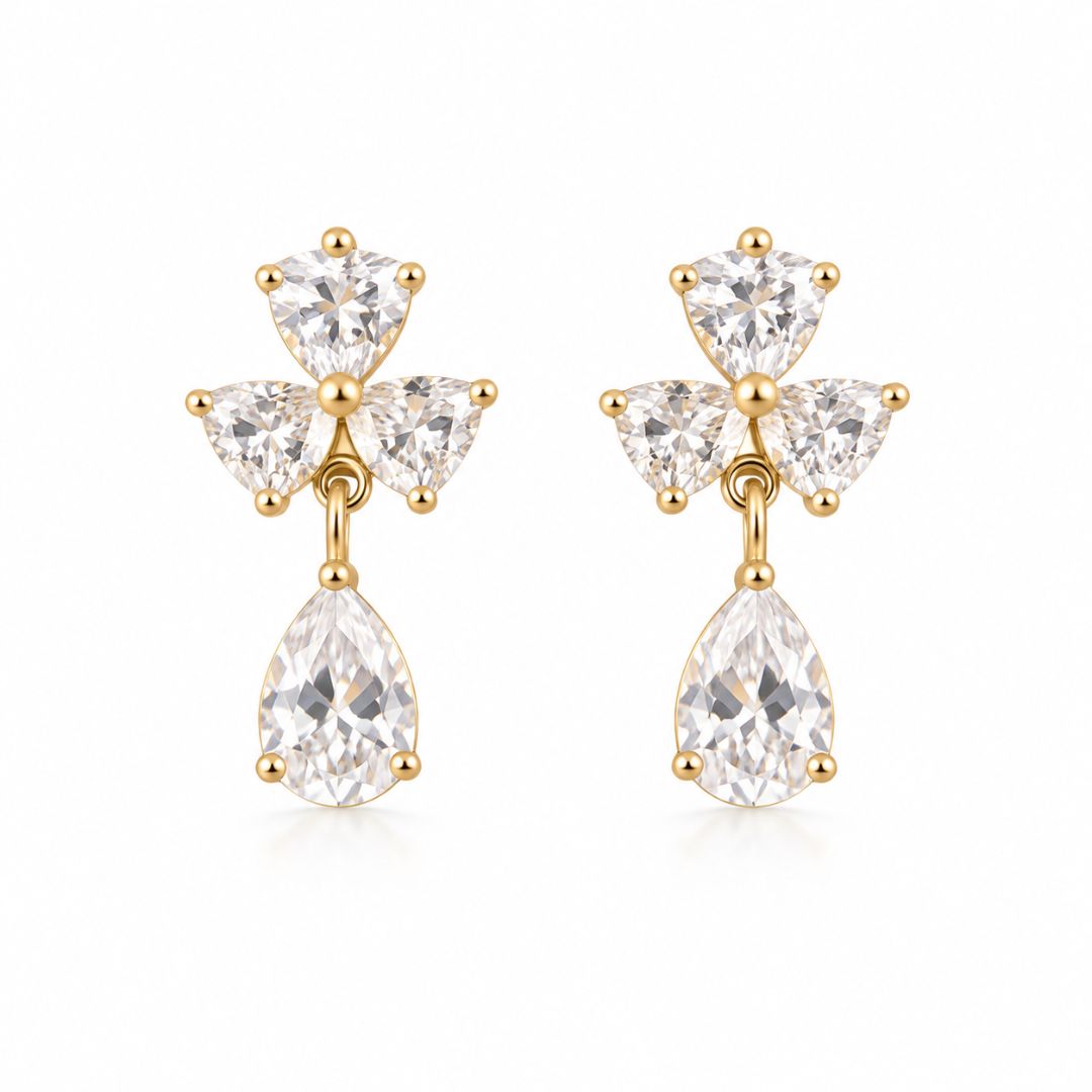 Clover Drop Earrings