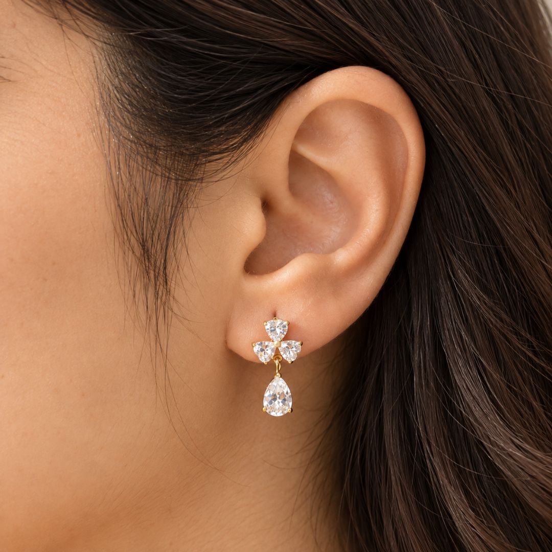 Clover Drop Earrings