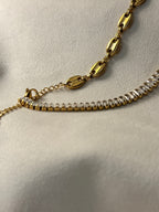 Nyx Dual Link CZ Necklace