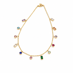 Confetti Gemstone Necklace