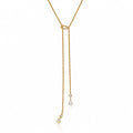Dainty Cascade Lariat Necklace