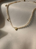 Luna Heart Pearl Necklace