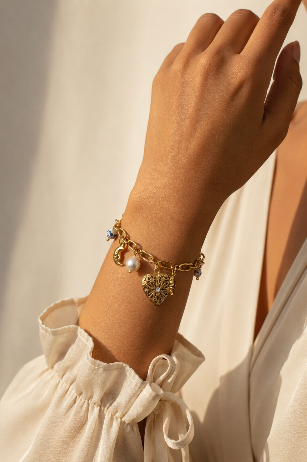 Celestial Keepsake Charm Bracelet