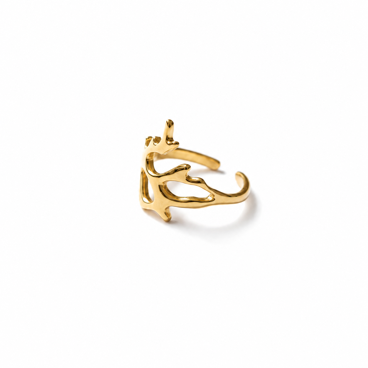 Aurelia Abstract Adjustable Ring