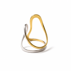 Ananta Dual Tone Infinity Ring