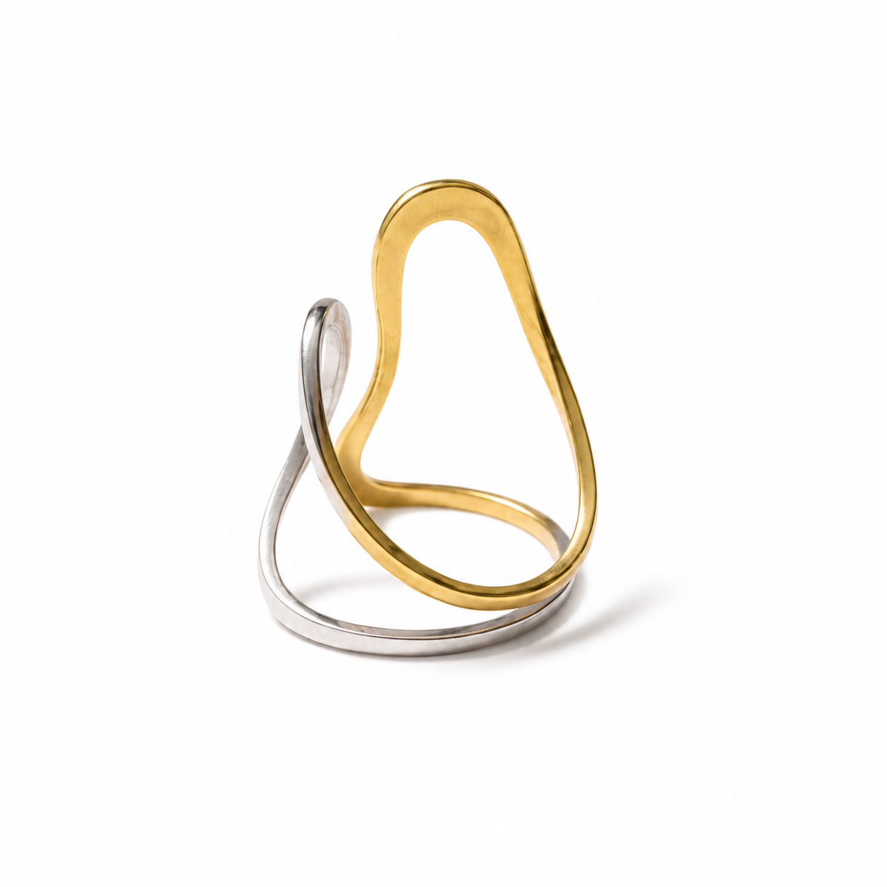 Ananta Dual Tone Infinity Ring
