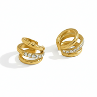 Crystal Wrap No Piercing Ear Cuffs — Earrings by Niyansa