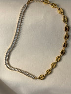 Nyx Dual Link CZ Necklace