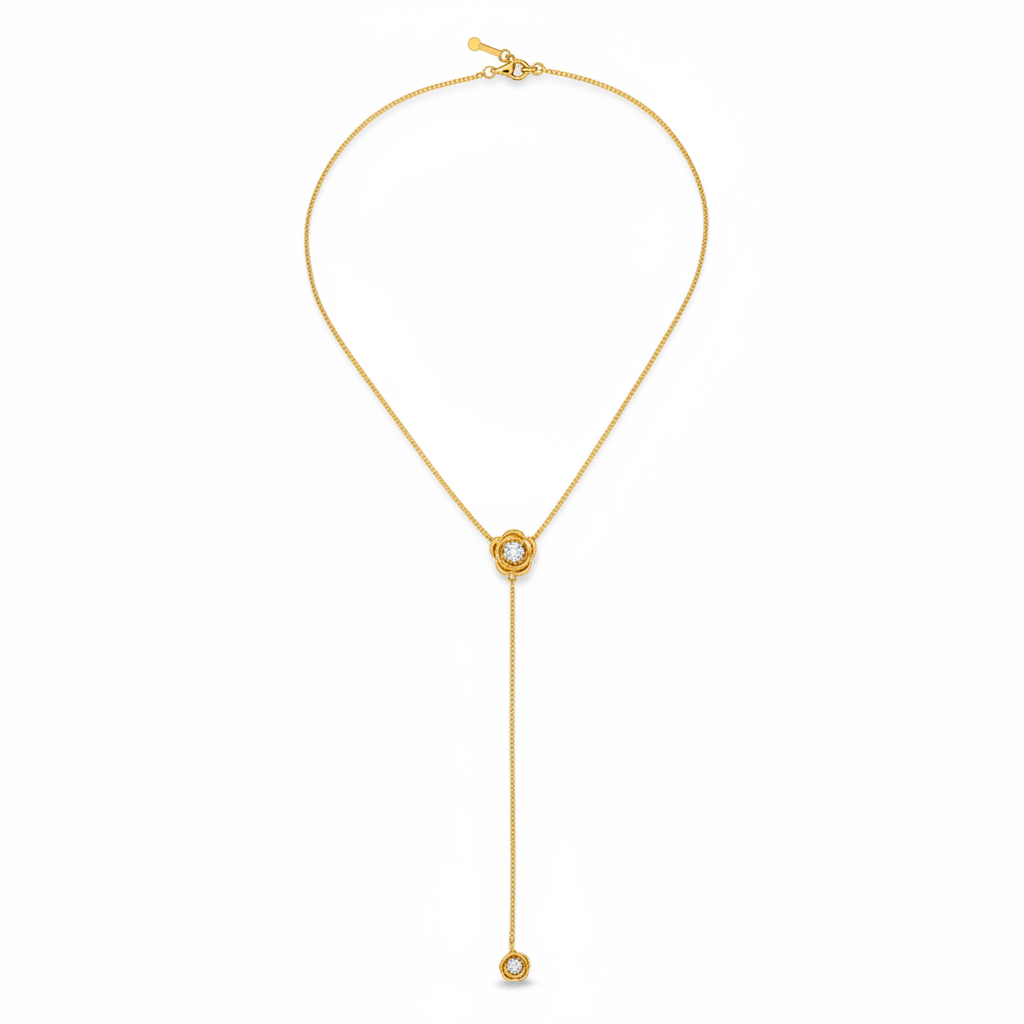 Bloom Lariat Necklace