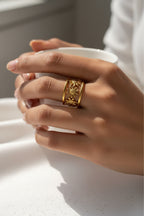 Bloom Adjustable Floral Ring