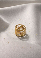Bloom Adjustable Floral Ring