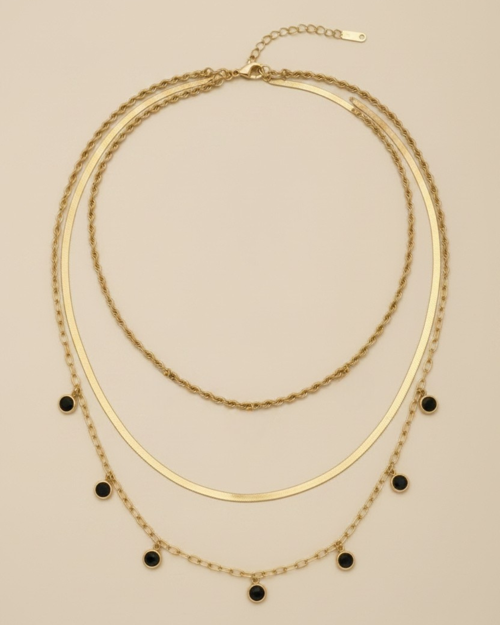 Cascade Layered Necklace