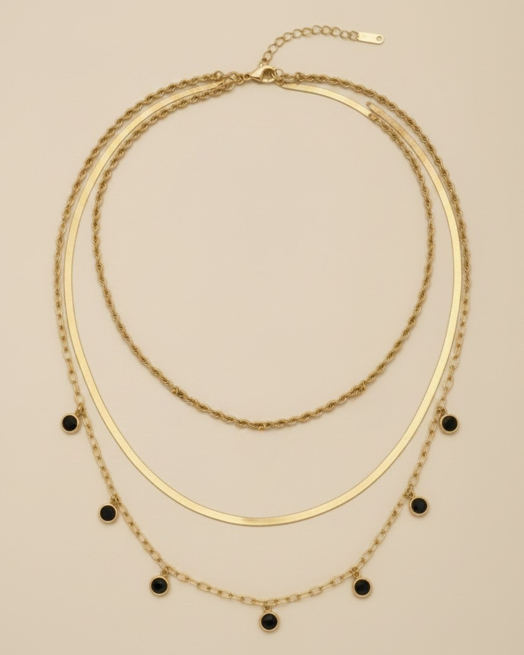 Cascade Layered Necklace