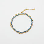 Blue Tennis Bracelet