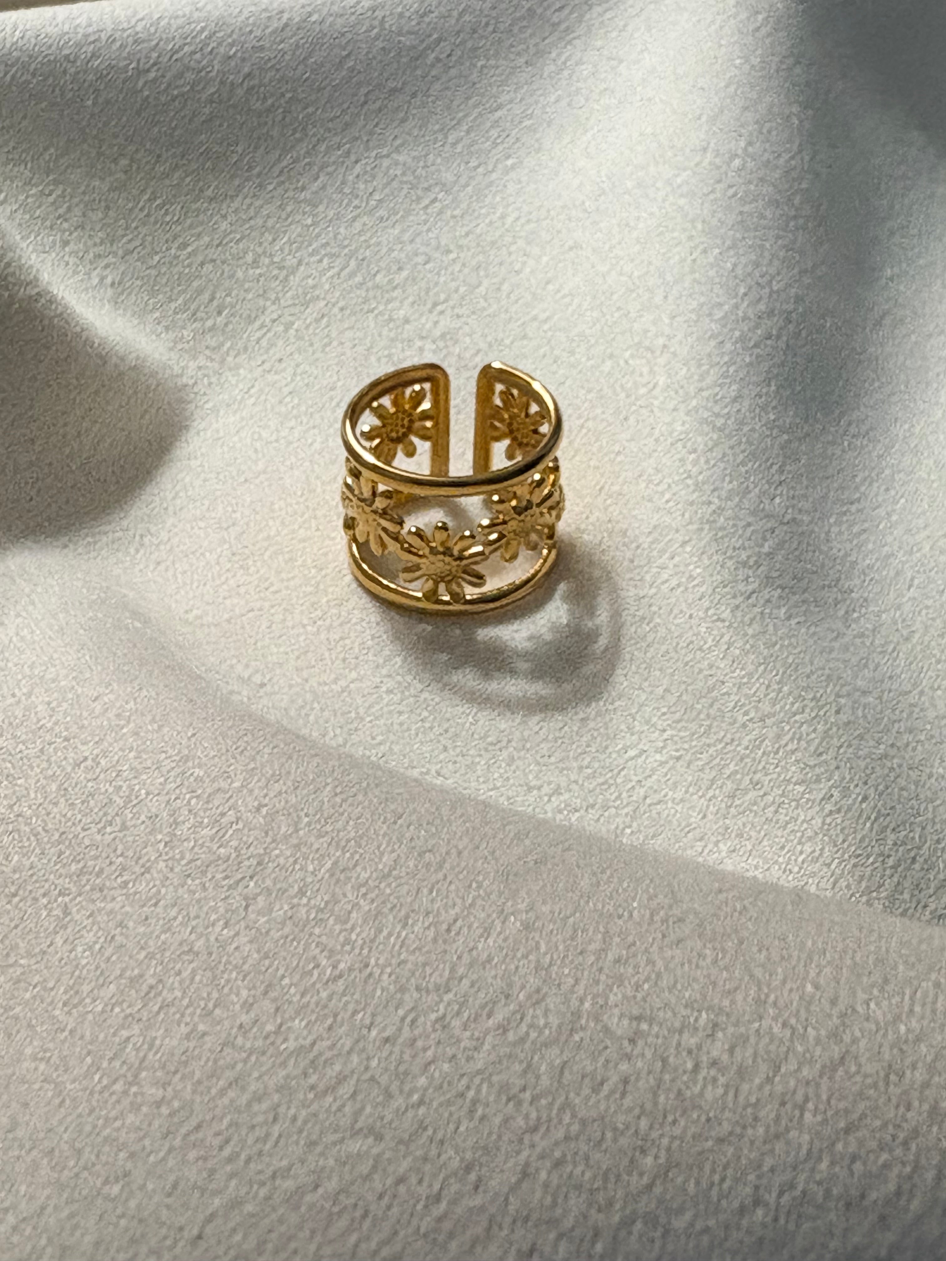 Bloom Adjustable Floral Ring